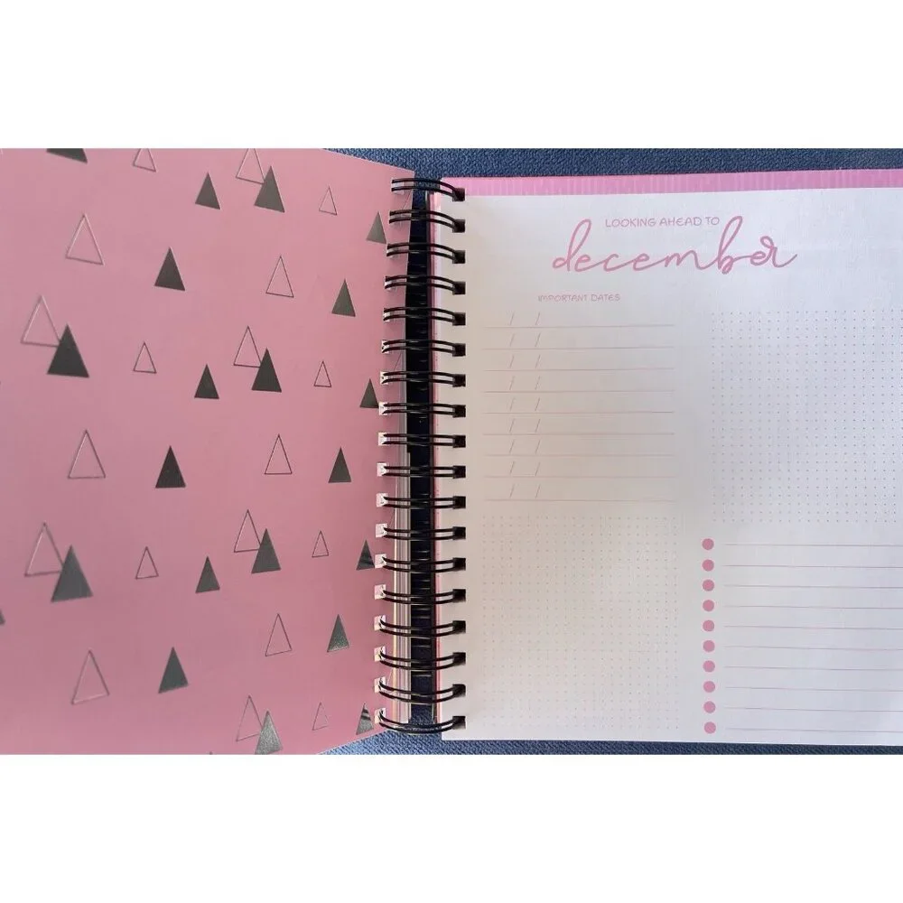 17 Month Planner Black CAMO Aug 2025 -Dec 2026 Weekly Planning Note Page Gift